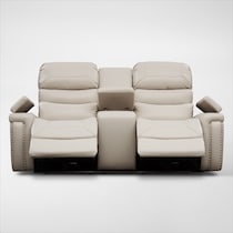 jackson white loveseat   