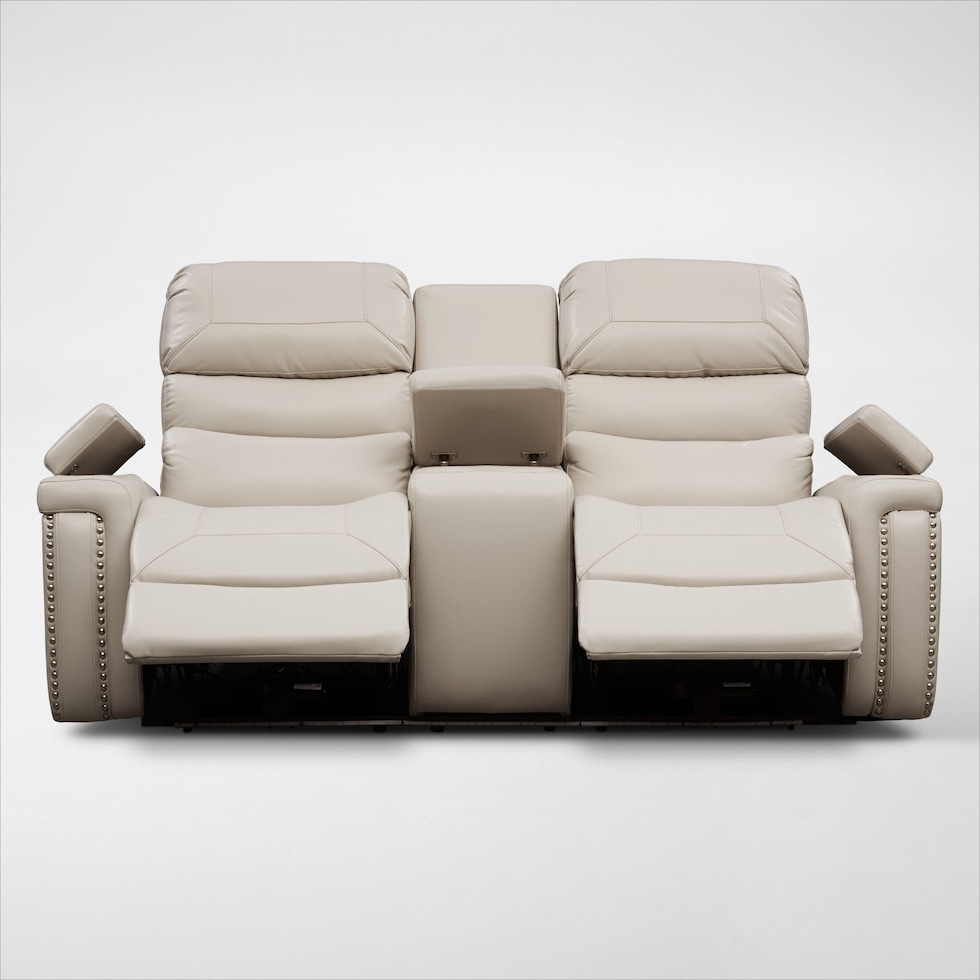 jackson white loveseat   