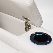 jackson white loveseat   