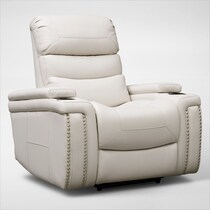 jackson white power recliner   