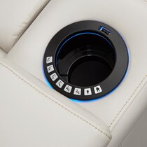 jackson white recliner   