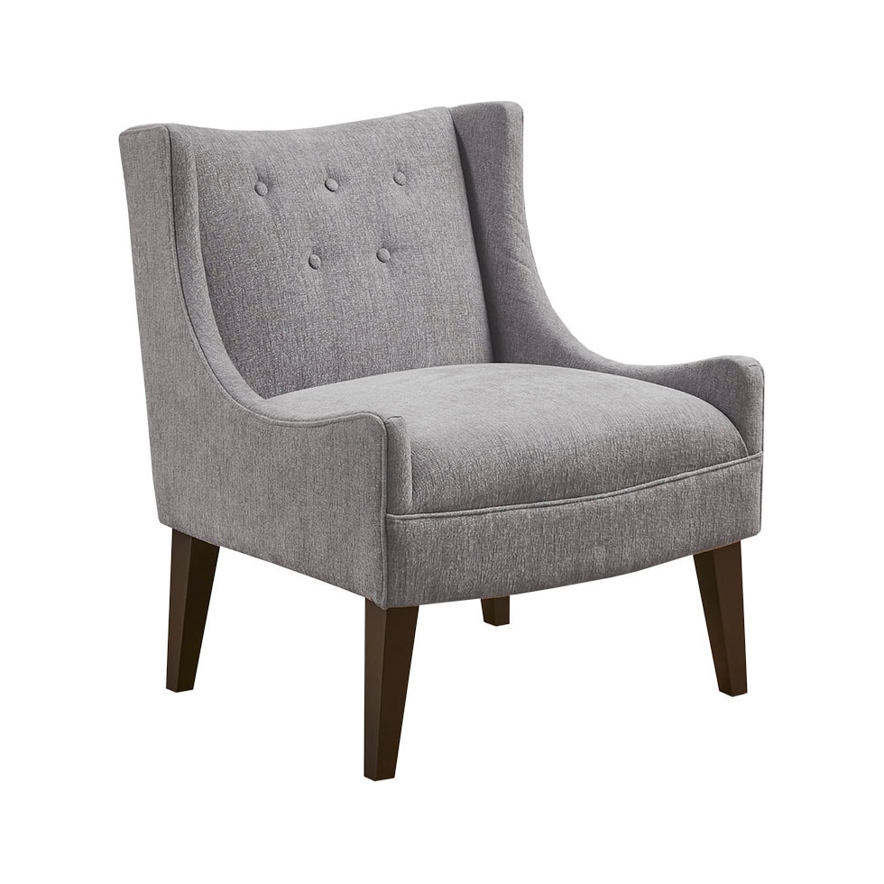 jaclyn gray accent chair   