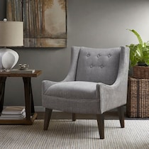 jaclyn gray accent chair   