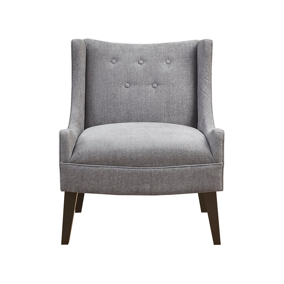 jaclyn gray accent chair   