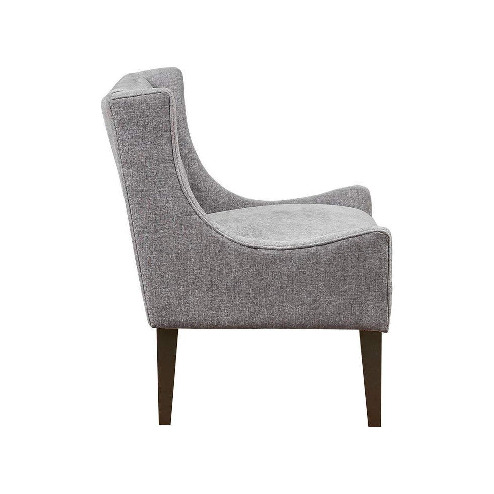 jaclyn gray accent chair   