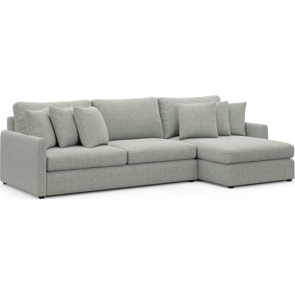 jaden blue sectional   