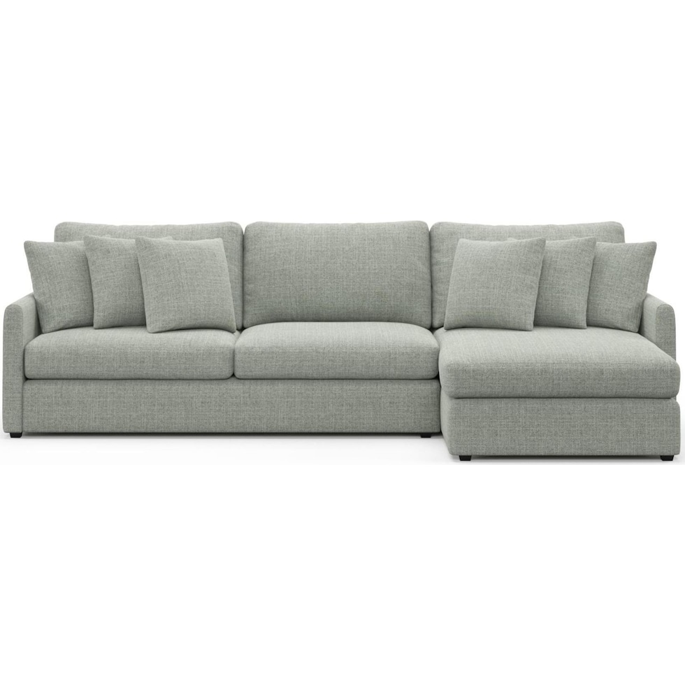 jaden blue sectional   