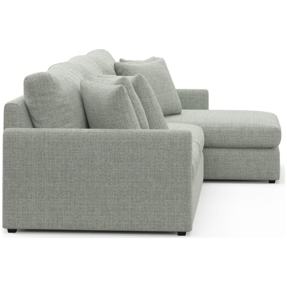 jaden blue sectional   