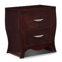 jaden dark brown nightstand   