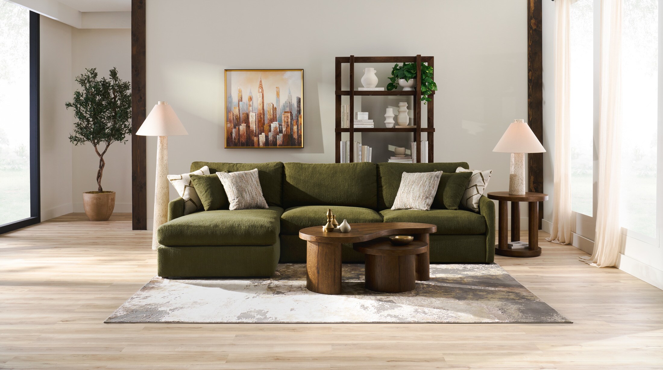 【Olive77】 Jaden 2-Piece Sectional with Chaise | Value City Furniture