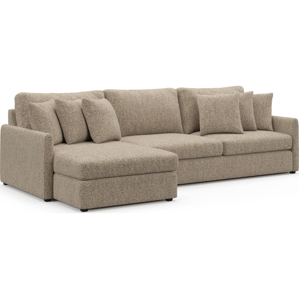 jaden light brown sectional   