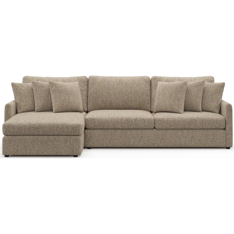 jaden light brown sectional   
