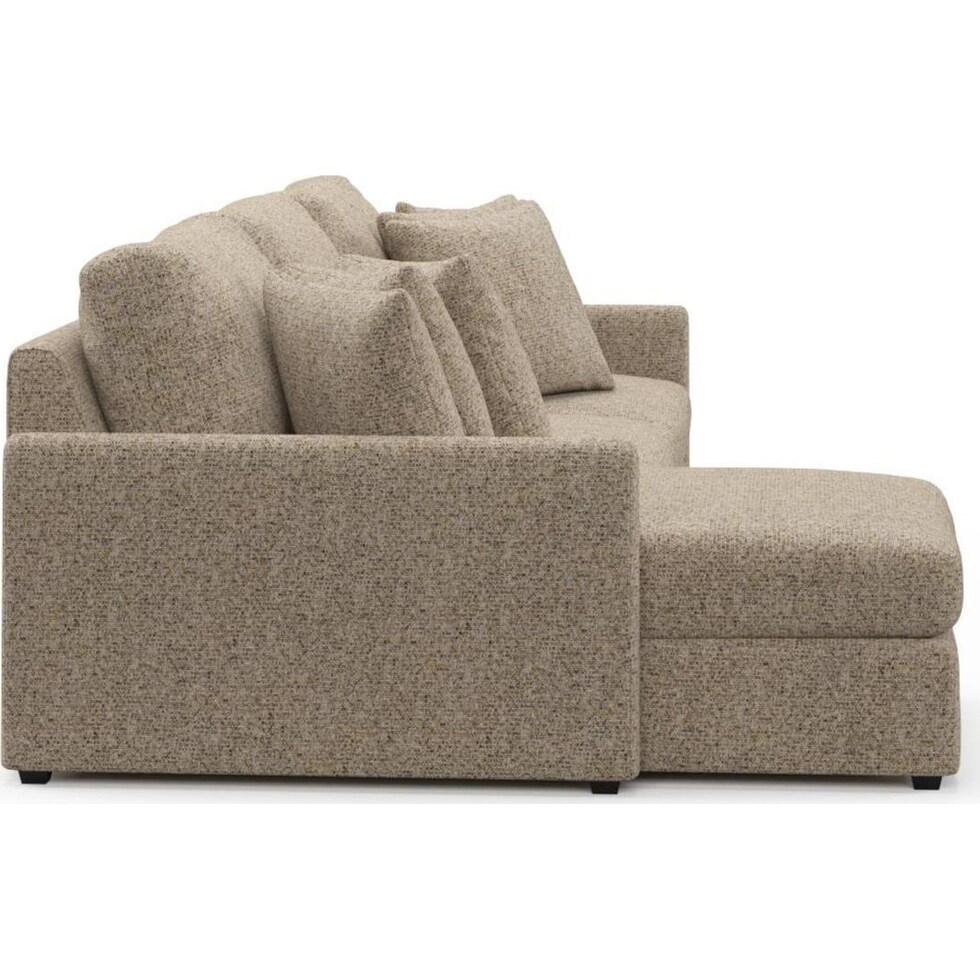 jaden light brown sectional   