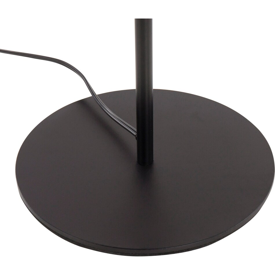 jago black white floor lamp   