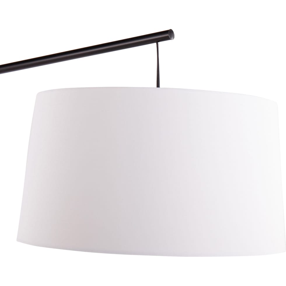 jago black white floor lamp   