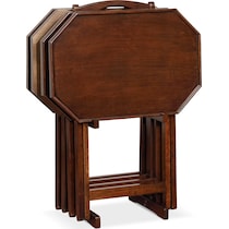 jaime dark brown tray table   