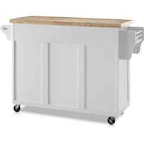 jake white kitchen cart   