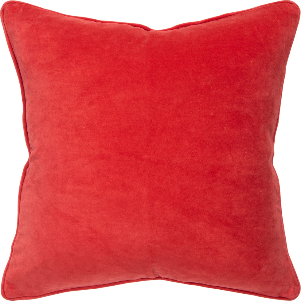 jameis red accent pillow   