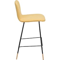 james yellow counter height stool   