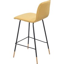 james yellow counter height stool   