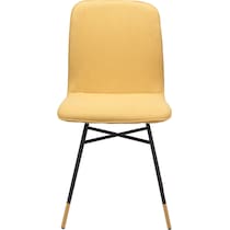 james yellow dining chair   