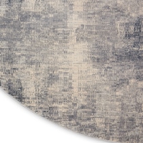 jamesport blue area rug  round   