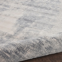jamesport blue area rug  round   