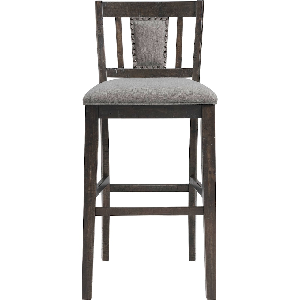 jamesport gray bar stool   