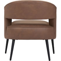 jamie light brown accent chair   