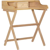 jane light brown desk   