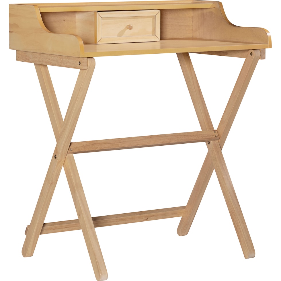 jane light brown desk   