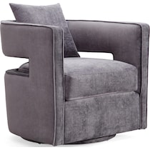 janet gray accent chair   