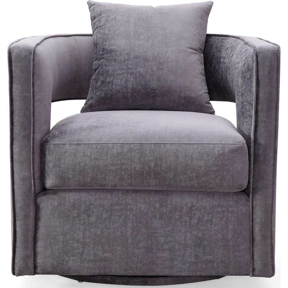 janet gray accent chair   