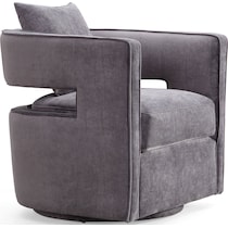 janet gray accent chair   