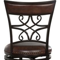 janet light brown bar stool   