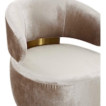 janice neutral accent chair   