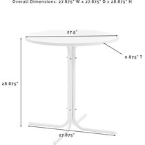 janie red outdoor dinette   