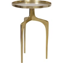 jannings gold side table   