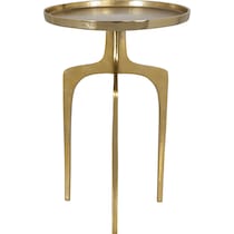 jannings gold side table   