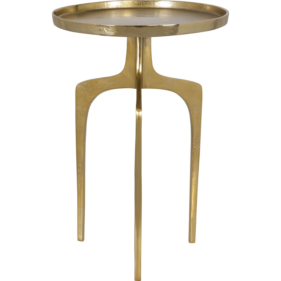 jannings gold side table   