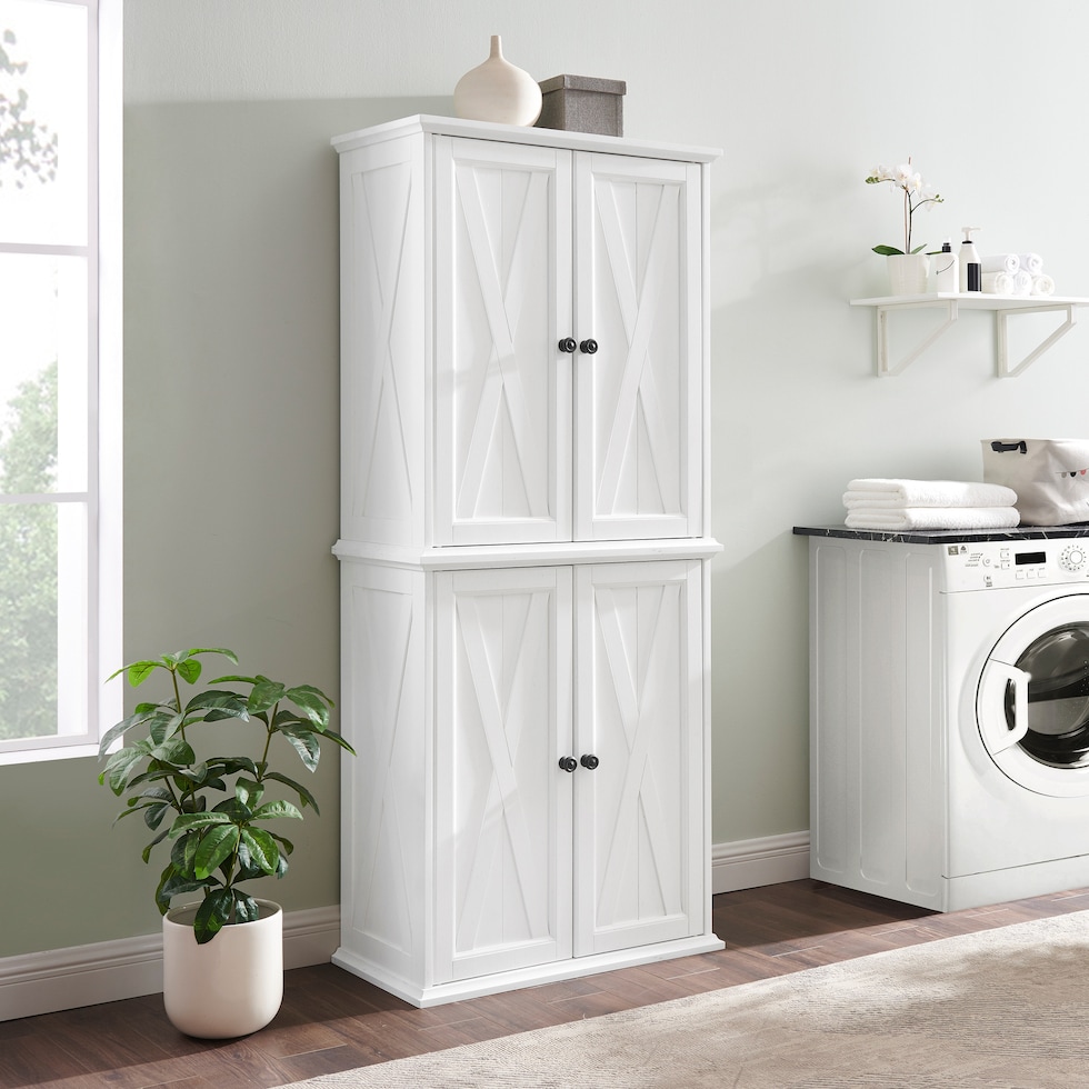 jansen white cabinet   