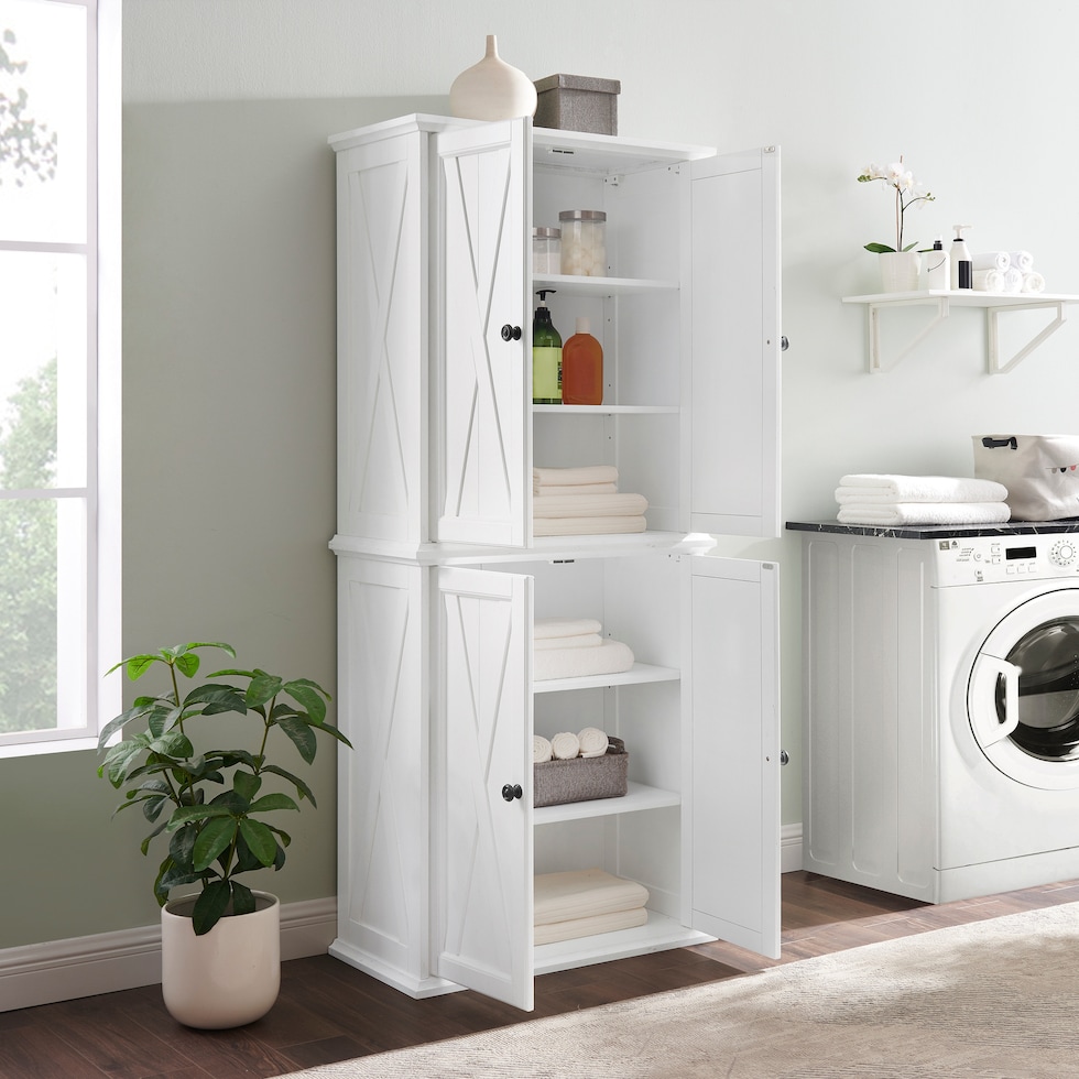 jansen white cabinet   