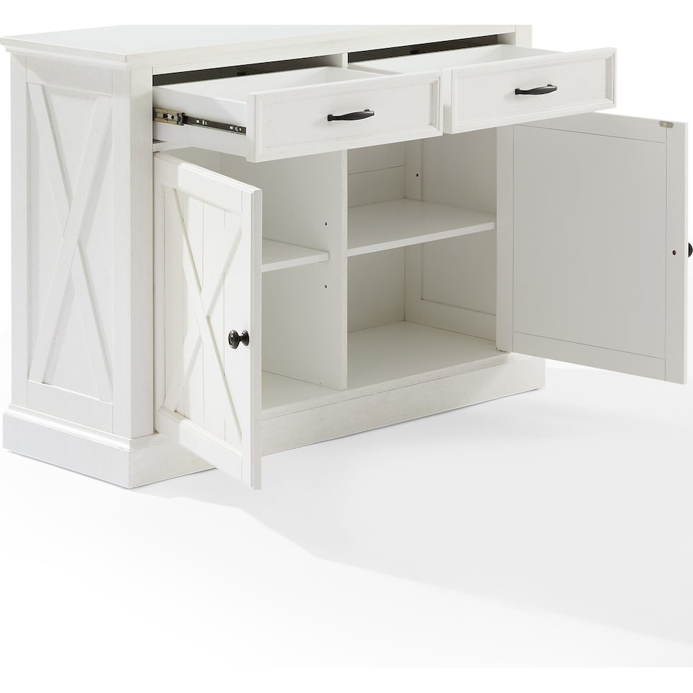 jansen white sideboard   