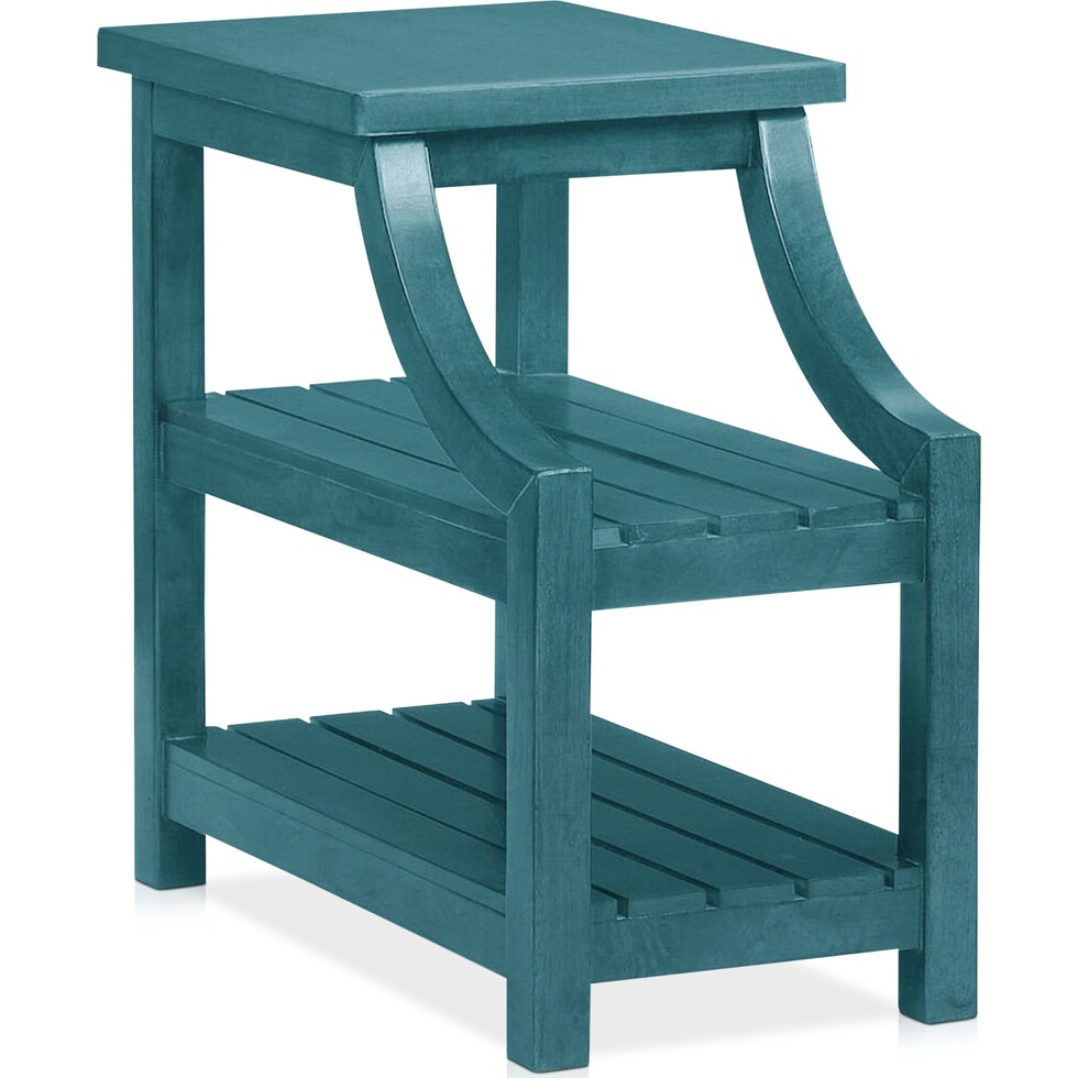 jarrett blue side table   