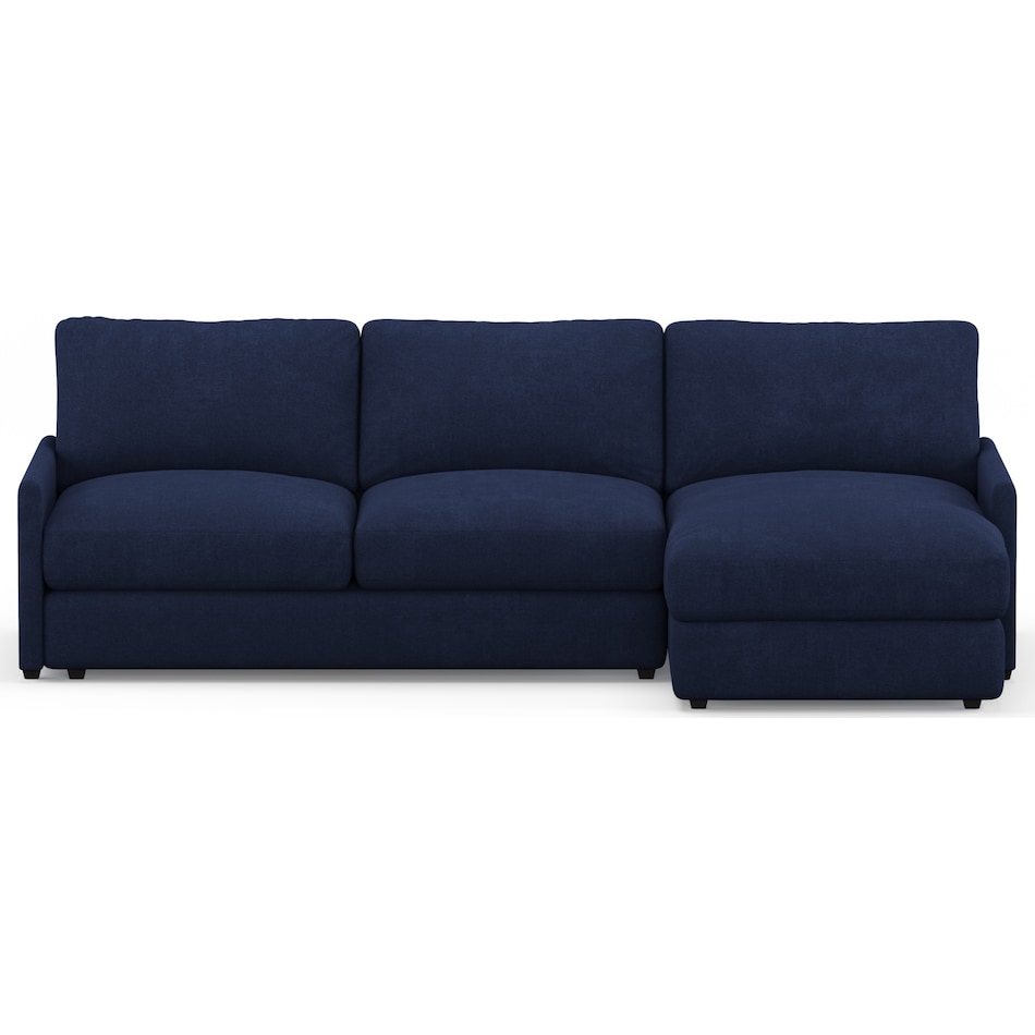 Jasper Foam Comfort 2Piece Sectional with RightFacing Chaise Oakley