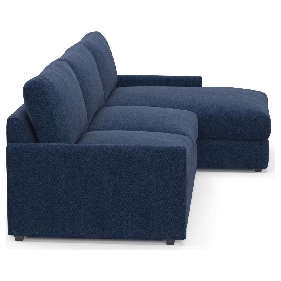 jasper blue sectional   