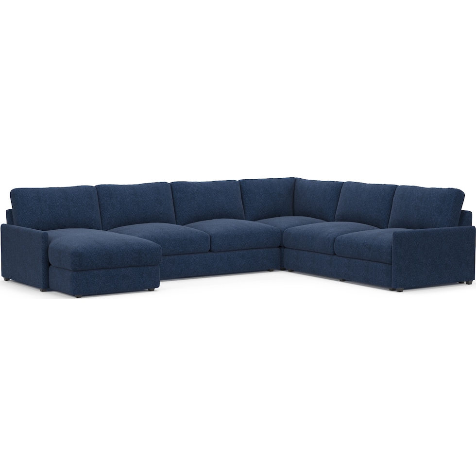 jasper blue sectional   