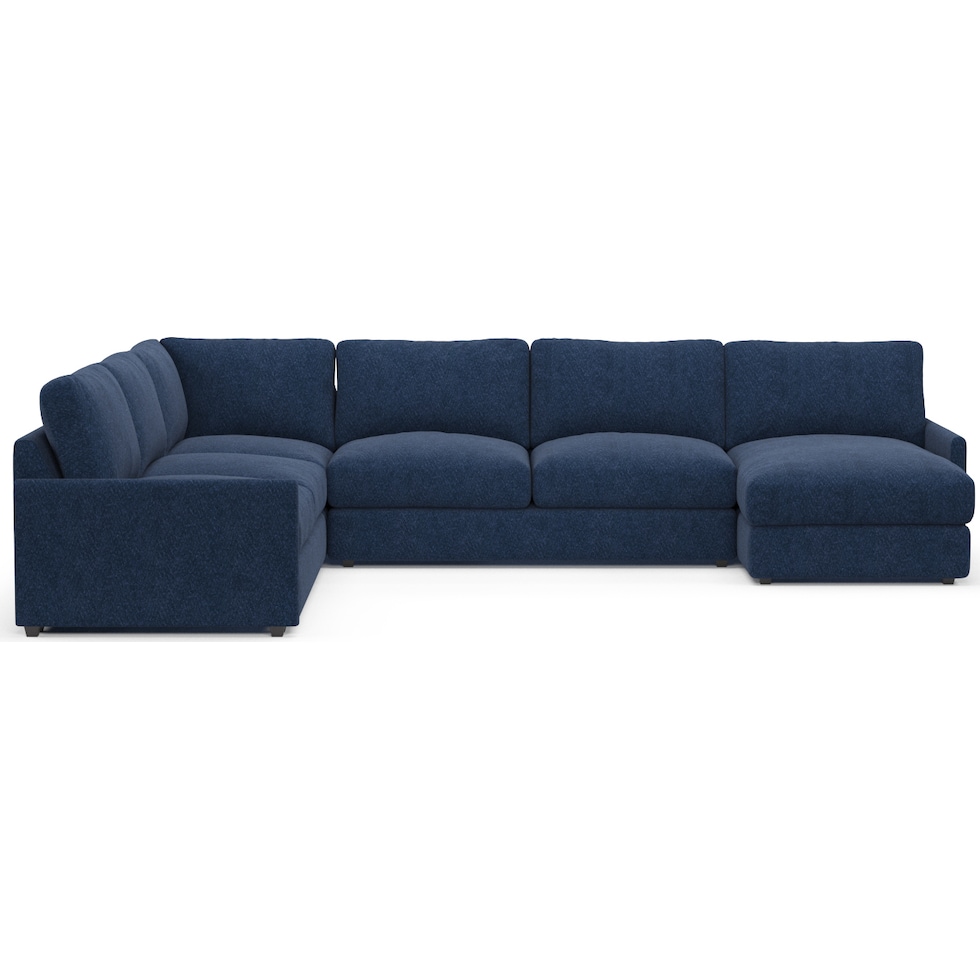 jasper blue sectional   