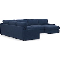 jasper blue sectional   