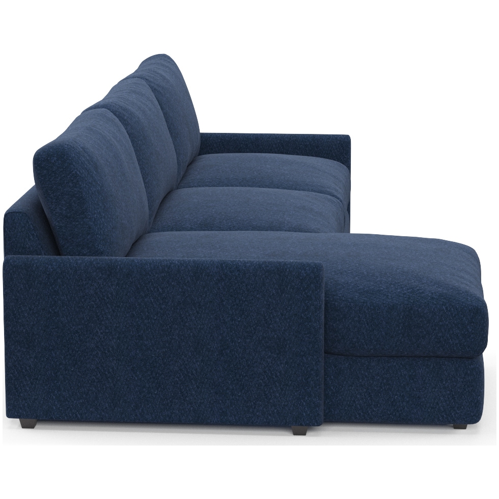 jasper blue sectional   